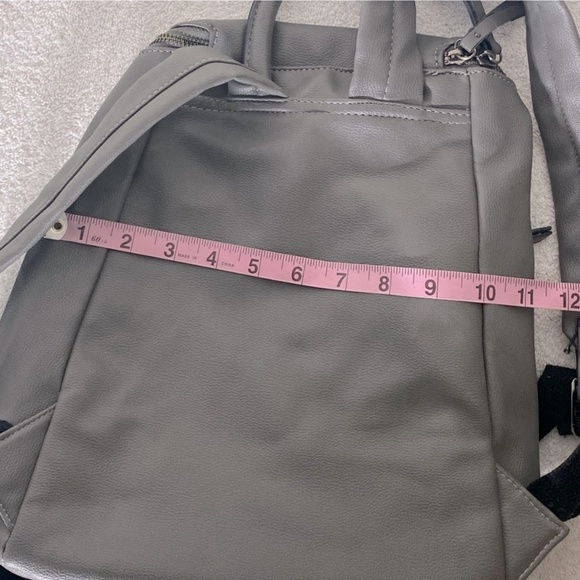 5/$25 Seven Days Grey Vegan (Faux) Leather Backpack - Picture 14 of 14